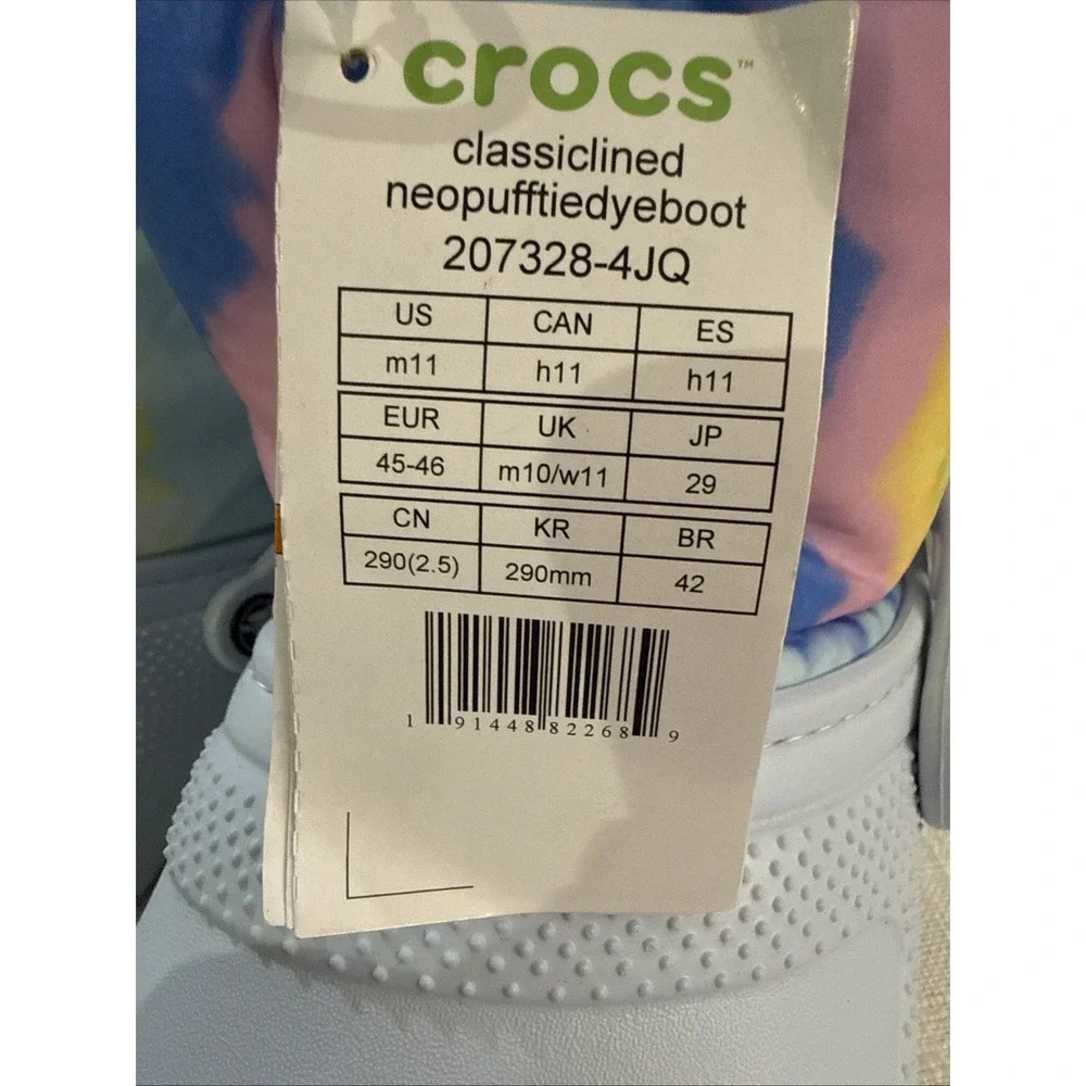 Crocs Unisex Adult Men's M11 Classic Lined Neo Puff Winter Snow Boot‎
